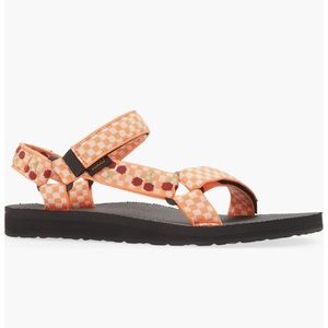 Teva Orange Checkered Sandals